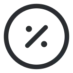 Discount Circle SVG Icon